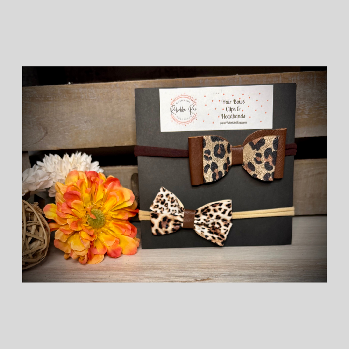 294- Double Leopard Headbands