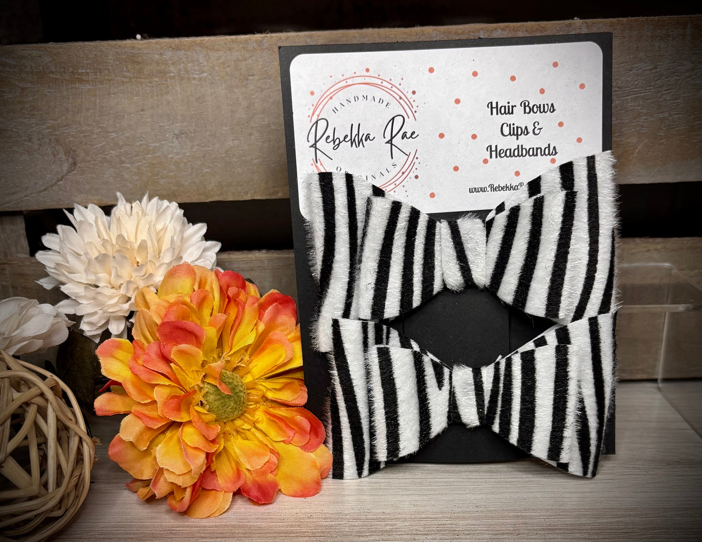 227- Large Double Zebra Hairbows