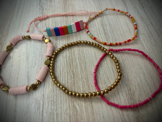 16- Multicolor Bracelet Set