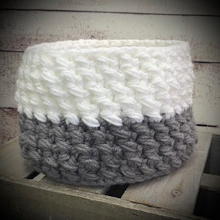 Light Gray/White Basket
