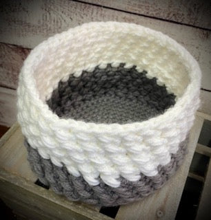 Light Gray/White Basket
