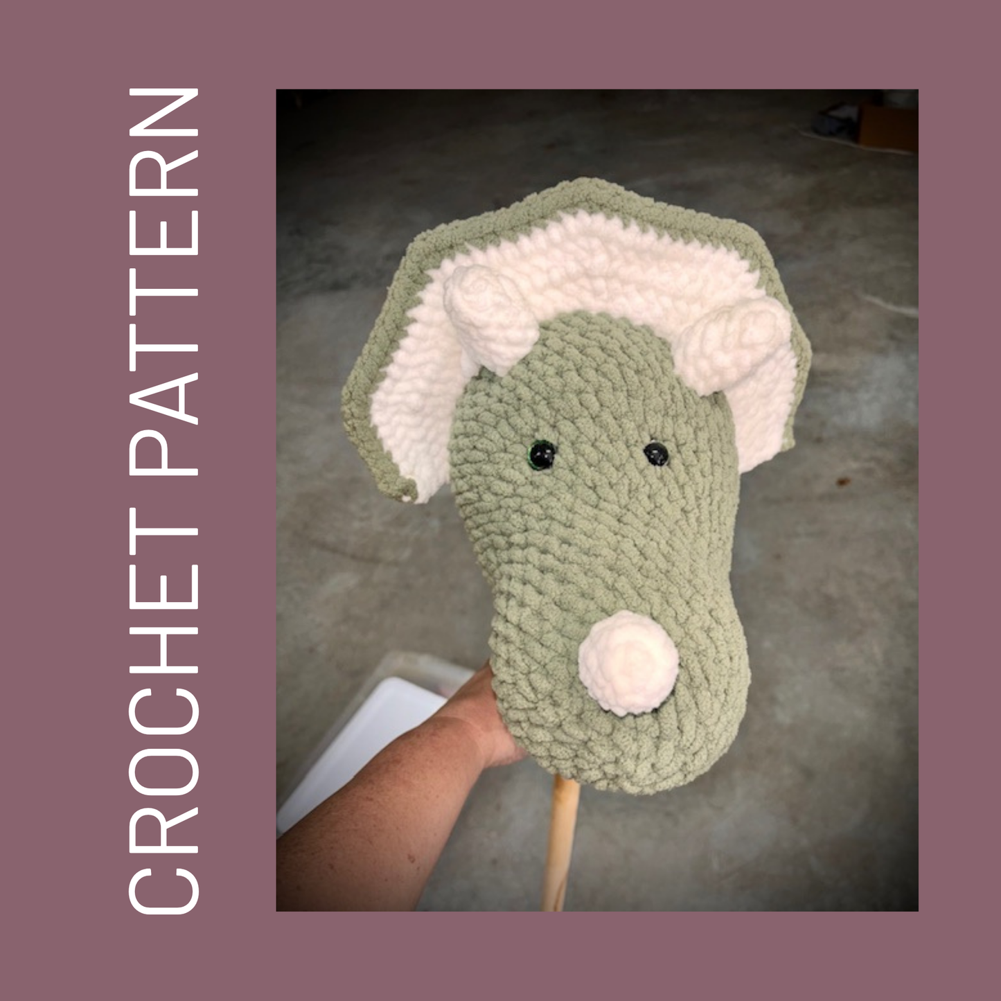 *PATTERN* Dino Hobby Horse