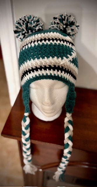 NFL Team Colors Hat with braids