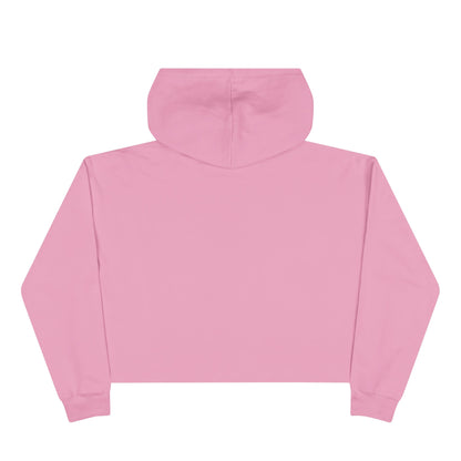 Pastel Crab Crop Hoodie — Cute Kawaii Crab with Yarn Graphic