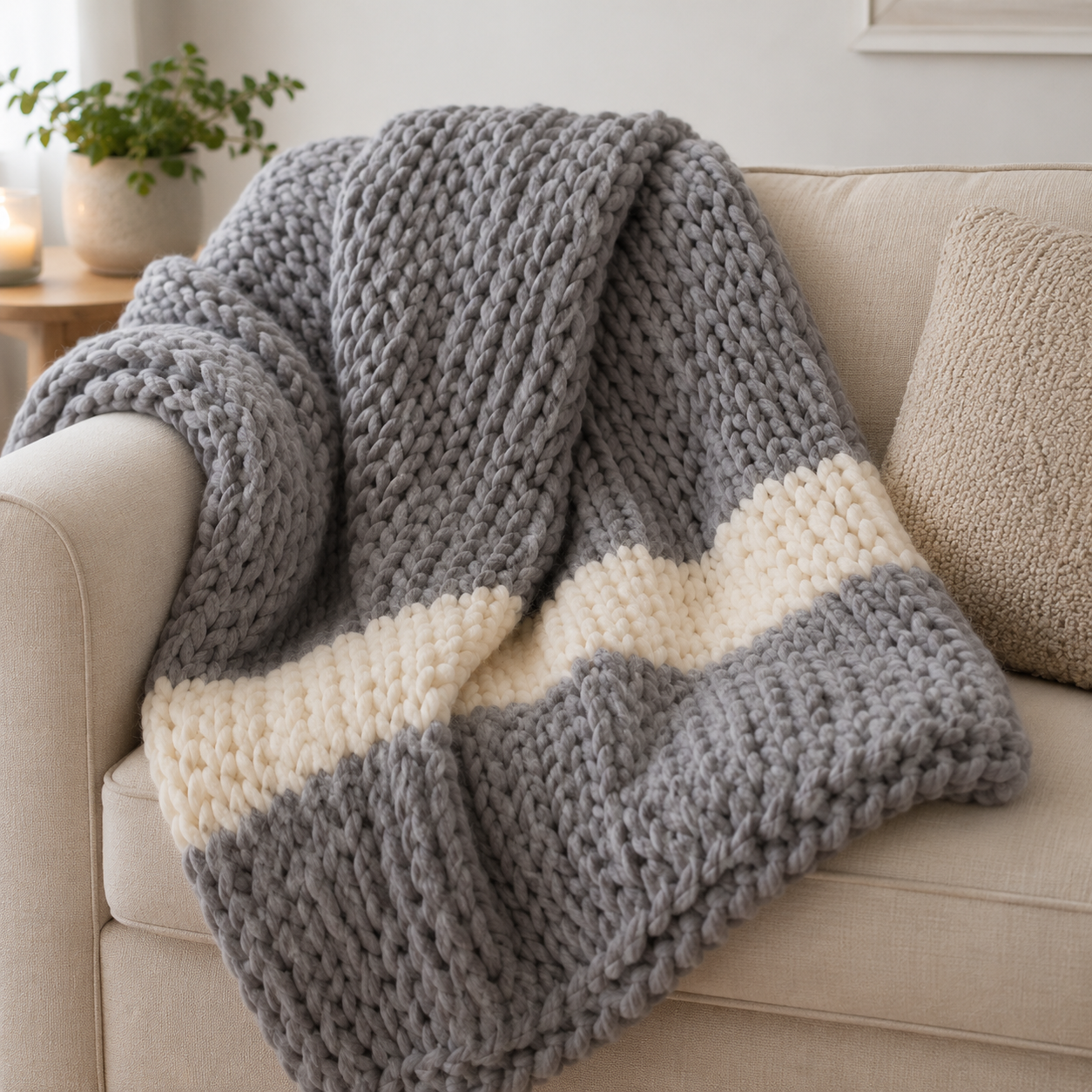 LOCAL WORKSHOP - Hand Knit Throw