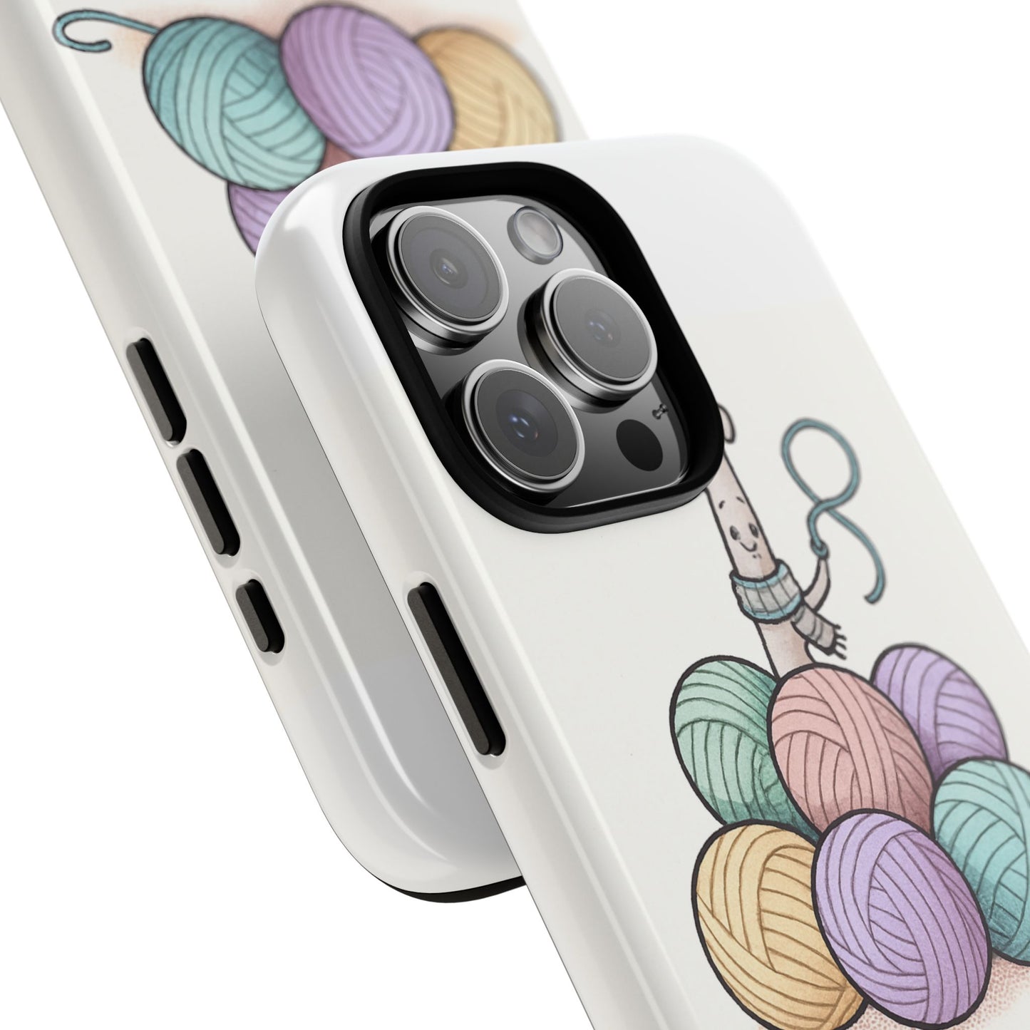 Phone Case — "No, you can't touch my Balls" Yarn Knitting Humor