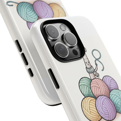 Phone Case — "No, you can't touch my Balls" Yarn Knitting Humor