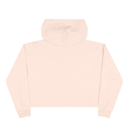Pastel Crab Crop Hoodie — Cute Kawaii Crab with Yarn Graphic