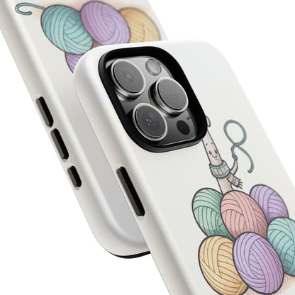 Phone Case — "No, you can't touch my Balls" Yarn Knitting Humor