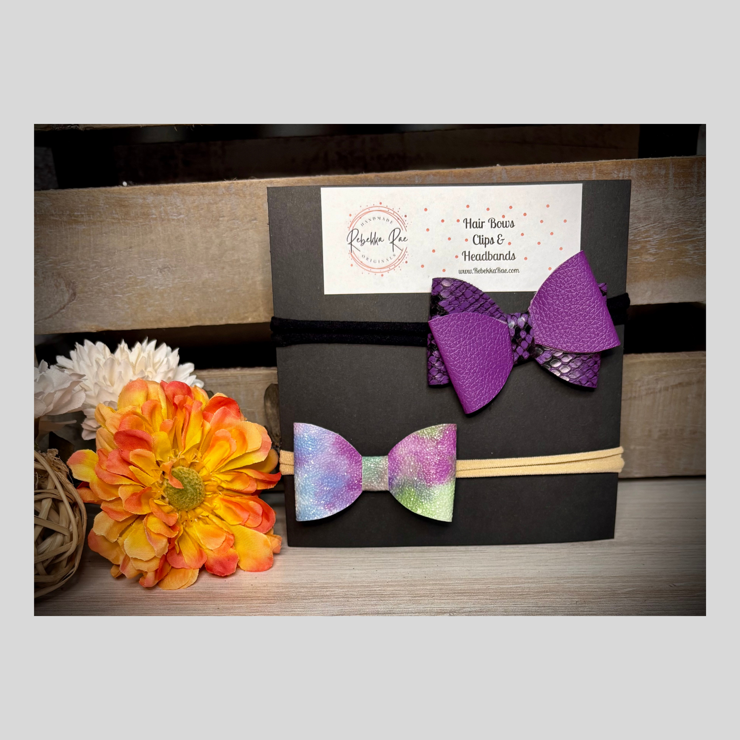 293- Purple Pastel & Snake Headbands
