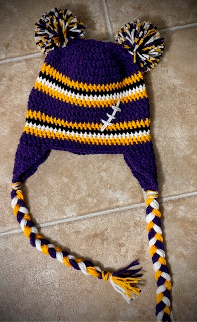 NFL Team Colors Hat with braids