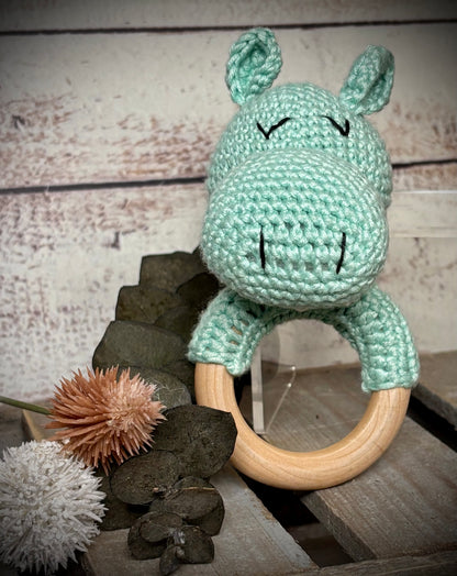 Hippo Baby Rattle