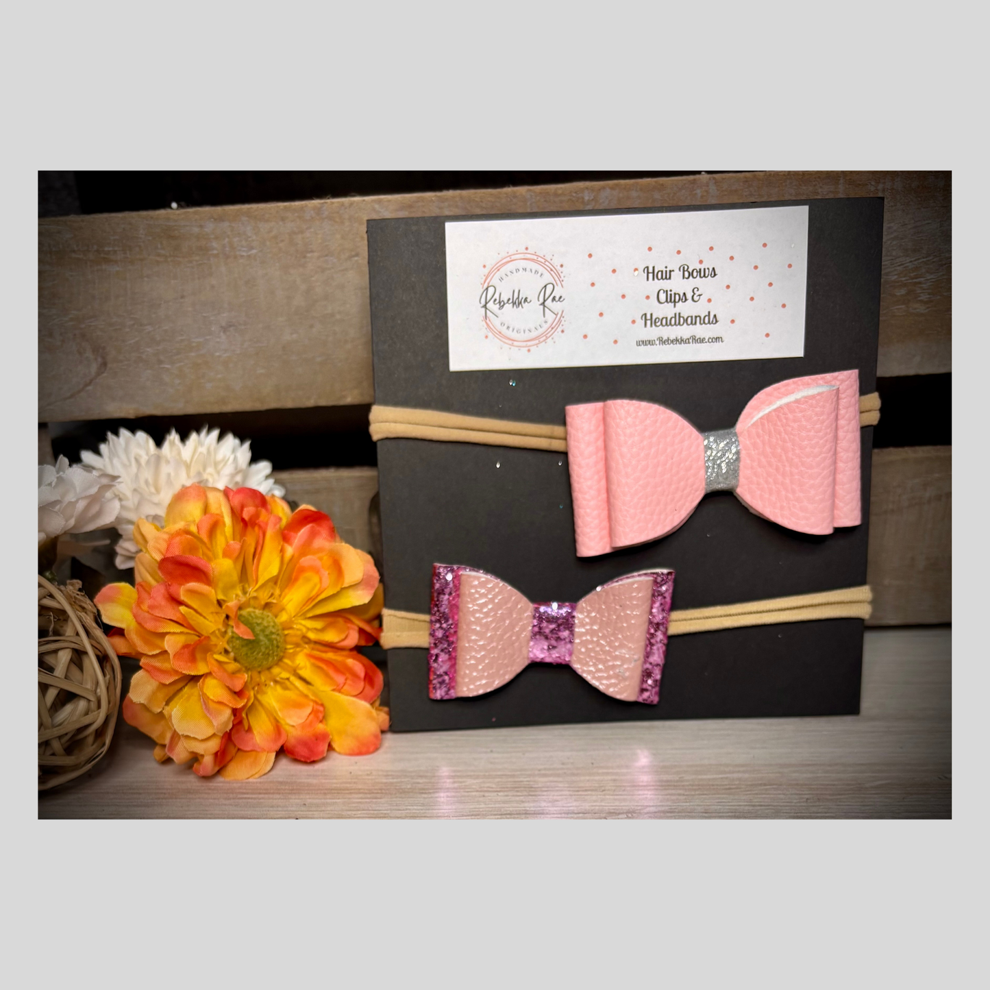 292- Pink/Purple Glitter Headbands