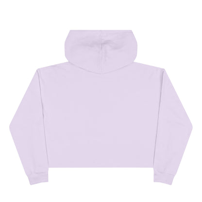 Pastel Crab Crop Hoodie — Cute Kawaii Crab with Yarn Graphic