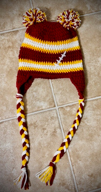 NFL Team Colors Hat with braids