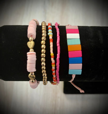 16- Multicolor Bracelet Set