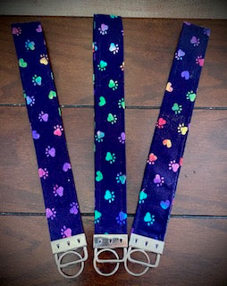 10" Fabric Keychain Wristlets