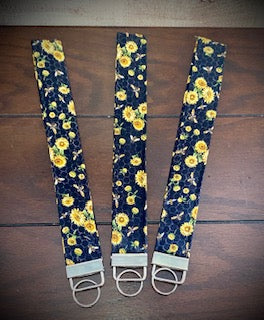 10" Fabric Keychain Wristlets