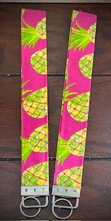 10" Fabric Keychain Wristlets