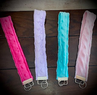 10" Minky Keychain Wristlet