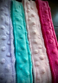 10" Minky Keychain Wristlet