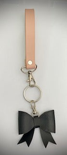 Pink Wristlet Bow Keychaain