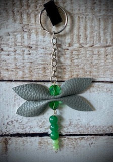 Assorted Dragonfly Beaded Keychains
