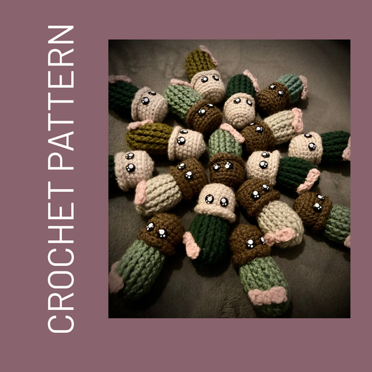 *PATTERN* Cactus Keychain