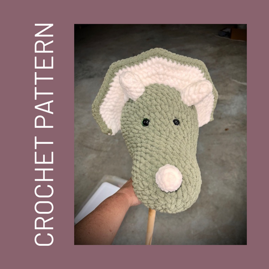 *PATTERN* Dino Hobby Horse