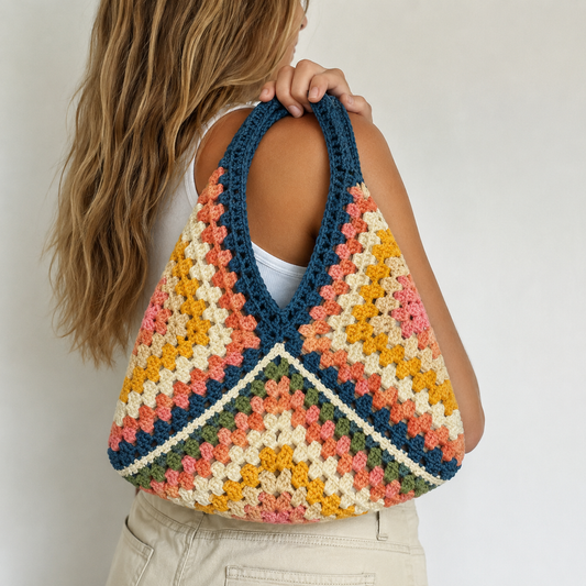 LOCAL WORKSHOP - Granny Square Crochet Bag
