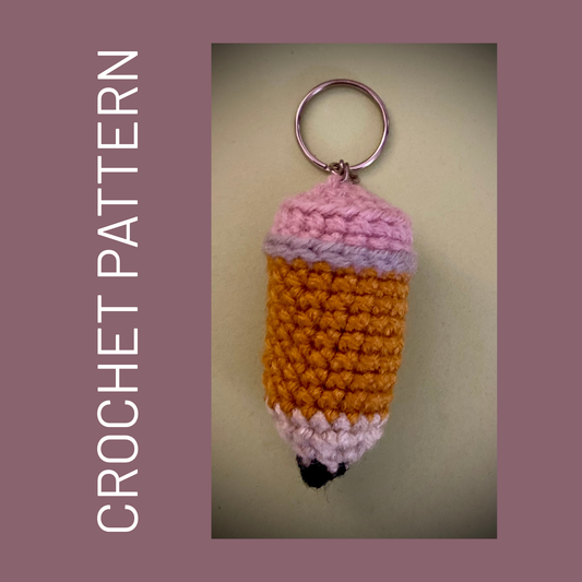 *PATTERN* Pencil Keychain