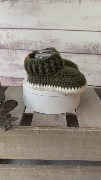 Army Green/Ivory 0-3 Months