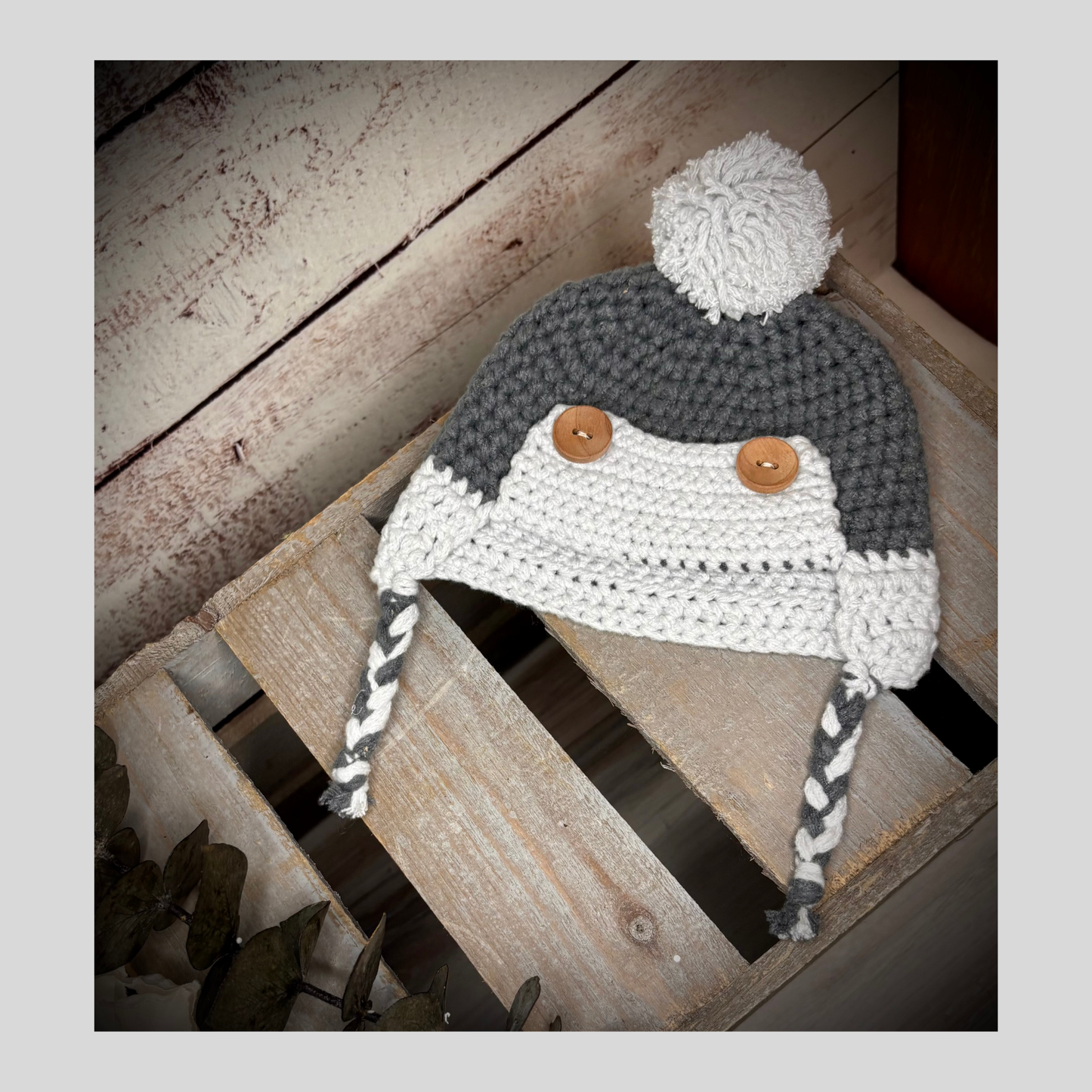 Baby Trapper Hat - Newborn-6 Months