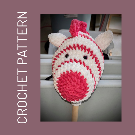 *PATTERN* Zebra Hobby Horse